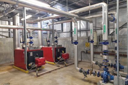 Industrial plant room plumbing installation – Affinity Plumbing & Gas, Perth WA